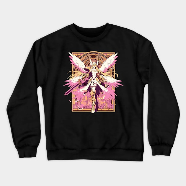 angewomon Crewneck Sweatshirt by StevenBag